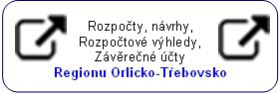 Region Orlicko-Třebovsko rozpočty