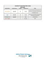 Svozový plán pro rok 2026