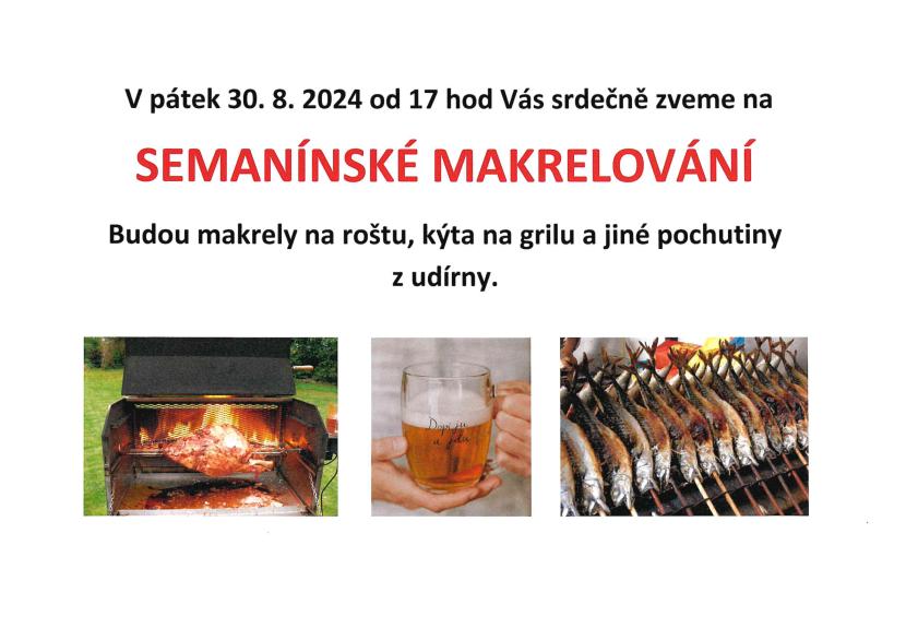 Makrely na roštu